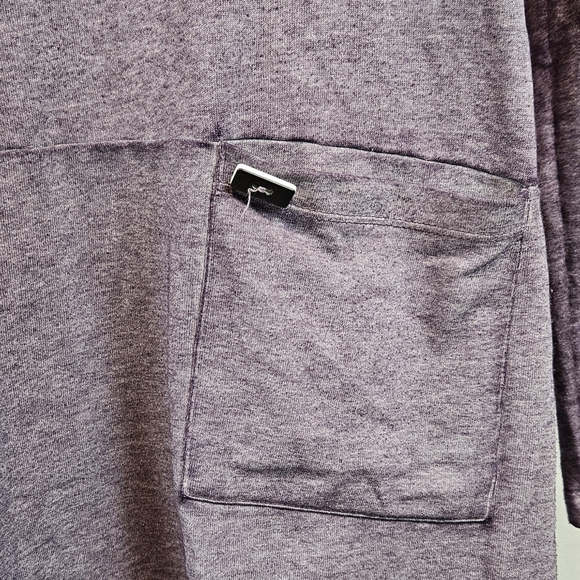 Soft Surroundings Purple Evening Stroll Cowl Neck Pullover Size Small Women P11‎ - Picture 3 of 10